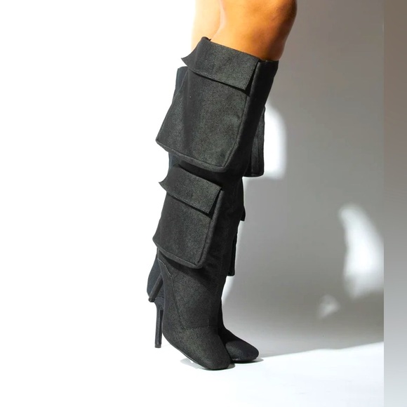 Mata Plain Jane Black denim - Picture 3 of 4